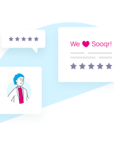 Why choose Sooqr? Well, our customer satisfaction talks for itself with a 9.2 out of 10 in NPS